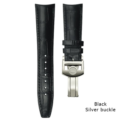 Curved end watch strap for IWC PILOT Portugieser Portofino 20mm 21mm 22mm genuine calfskin watchband high quality cowhide strap