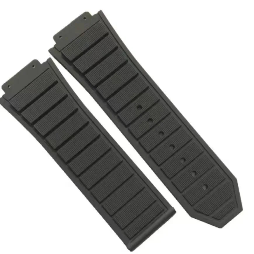 19*29mm 19*27mm for Hublot King Power UNICO Big BANG Watch Strap Silicone Rubber Band Interface Replacement Strap with Tool