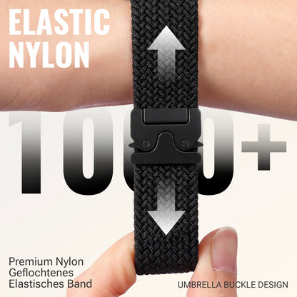 Bracelet de montre extensible en nylon QuickFit 20/22/26 mm pour Garmin Fenix 8/7/6/5 Forerunner 965/955/945 Instinct Tactix, bracelet de montre élastique
