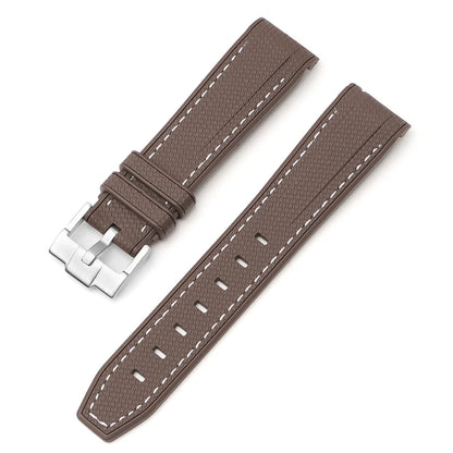 Bracelet de montre en caoutchouc et Silicone, 20mm, pour Omega X Swatch Joint MoonSwatch, pour Seamaster 300, pour hommes et femmes, extrémité incurvée