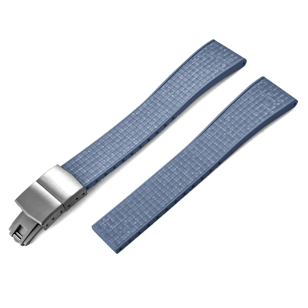 STAPELP 20mm a 22mm tutte le misure mosaico CTS FKM cinturini in caucciù per orologi Rolex Cartier IWC Omega Tuber cinturino con sgancio rapido