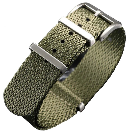 Bracelet de Montre Nylon Nato en Nylon Tressé - Pour Homme et Femme