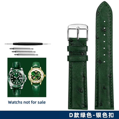 Green butterfly watch strap, 12mm, 14mm, 16mm, 18mm, 20mm, 22mm, high quality, casual, business, watch strap, watch accessories