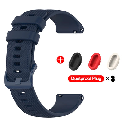 Cinturino per orologio in silicone per Garmin Venu 4/3/2/2s, 18mm 20mm 22mm, per Garmin Vivoactive 6/5/4/3/Forerunner 245