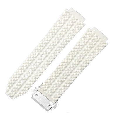 For Hublot BIGBANG Classic Fusion Leather Silicone Rubber Suede Watch Strap Dedicated Interface Lug System Band 26*19mm Bracelet