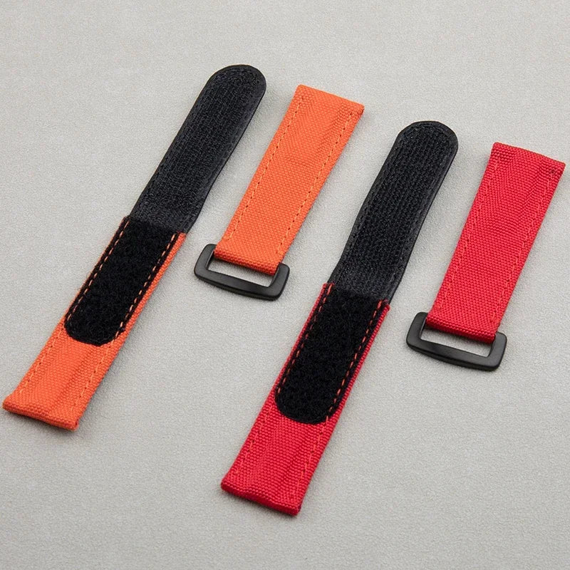 Accesorios universales, correa de reloj de tela de nailon y cuero de 22 mm, para correa Rolex, para Huawei, Tudor, Seiko, Tissot, Breitling
