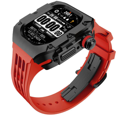 Luxury Mod Kit for Apple Watch Ultra 3 2 49mm, Titanium Alloy Strap for iWatch Series 11 10 9 8 7 6 SE 44mm 45mm