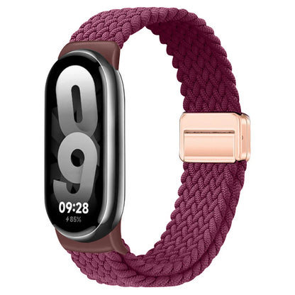 Bracelet magnétique pour Xiaomi Mi Band 10 9 8 Accessoires Bracelet en boucle tressée respirant Pulseira Correas Xiaomi Smart band 10 9 8