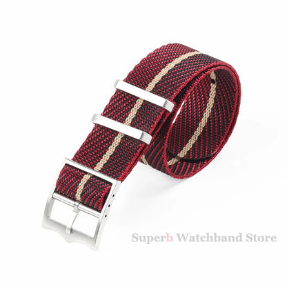 Bracelet en Nylon de qualité supérieure pour Bracelet de montre militaire en toile Tudor, 20mm 22mm, en tissu Seiko, pour Bracelet Rolex, boucle en Bronze