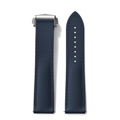 FKM Rubber Watch Strap, New Design, Quick Release, 20mm 22mm, Butterfly Buckle, Waterproof, Perfect Fit, Flat End, Universal Bands
