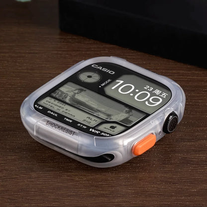 Silicone Case for Apple Watch 11 10 9 8 7 6 SE for iWatch 49mm 41mm 42mm 46mm 40mm 44mm 45mm