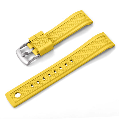 Cinturino professionale per orologio in gomma FKM, 20mm 22mm, cinturino subacqueo sportivo a sgancio rapido per smartwatch Omega Seiko IWC da uomo