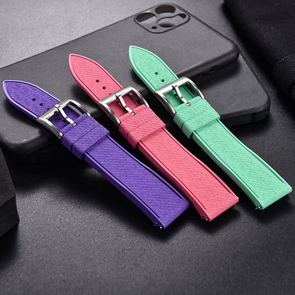 Cinturino per orologio in gomma a mosaico FKM di alta qualità, cinturini per orologio a sgancio rapido da 20 mm/22 mm, cinturino per immersioni morbido e impermeabile