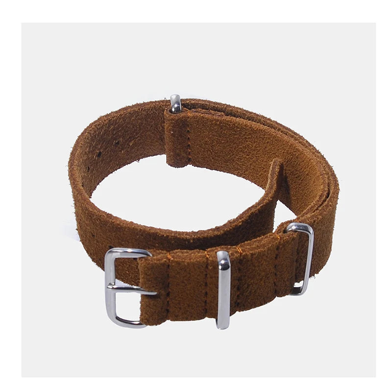 Bracelet de montre en cuir 20 mm 22 mm, bracelet de montre en daim souple, bracelet de montre vintage, bracelet de poignet