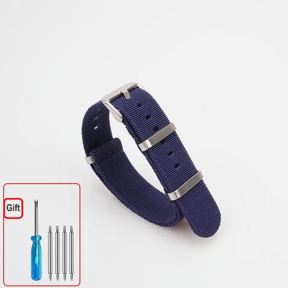 Cinturino per orologio NATO, paracadute in nylon elastico