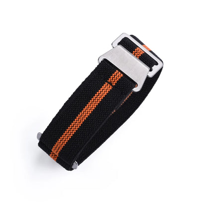 French Army Nylon Strap from the 60s, 20mm 22mm, for Parachute, Elastic, Nylon, Black, Blue, Green, Grey, Universal Fabric Watch Strap for Men