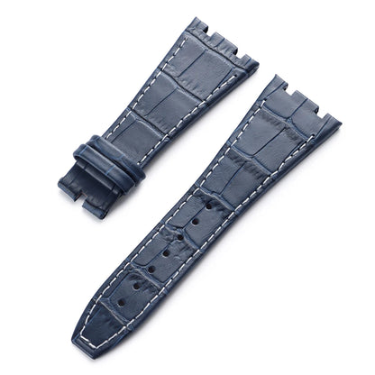 Soft Cowhide Leather Watch Strap for Audemars Piguet Royal Oak Offshore AP 15400 15703, Sweat Resistant, for Men and Women, Folding Buckle