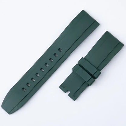 Cinturino in gomma fluorurata FKM a sgancio rapido, 18/19/20/21/22/23/24mm, per orologio intelligente, da uomo e donna, cinturini universali