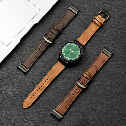 Bracelet en cuir sans écart pour Samsung Galaxy Watch 7 6 5 4 40mm 44mm 6 classique 43mm 47mm Bracelet de montre pour Galaxy Watch 5Pro 45mm