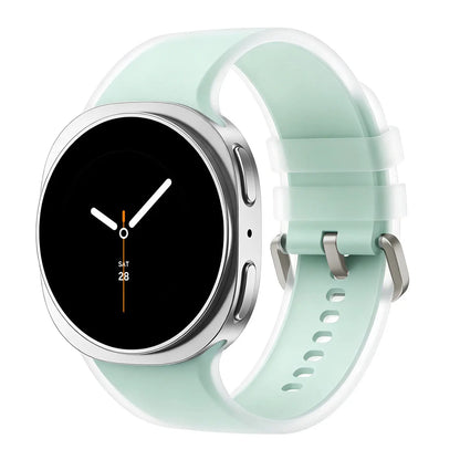 Bracelet de Sport en Silicone pour Samsung Galaxy Watch 8, 44mm 40mm, accessoires correa pulseira, Bracelet Galaxy Watch 8 classique 46mm
