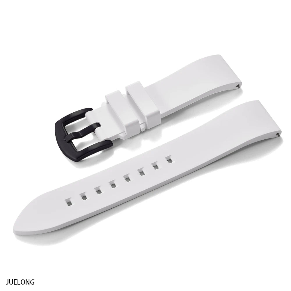 Premium fluoroelastomer rubber watch strap, FKM quick-release watch strap 18-19-20-21-22-23-24mm for every brand of dive watch