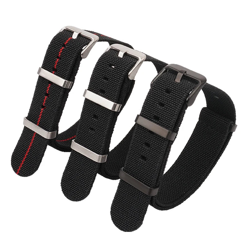 Cinturino per orologio NATO, paracadute in nylon elastico