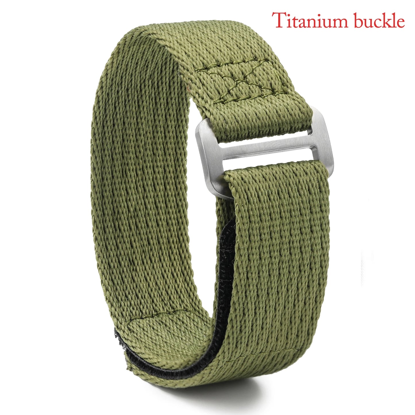IBENIFIT titane boucle Nylon Bracelet ceinture 20mm 22mm universel remplacement Sport bracelets de montre montre-Bracelet