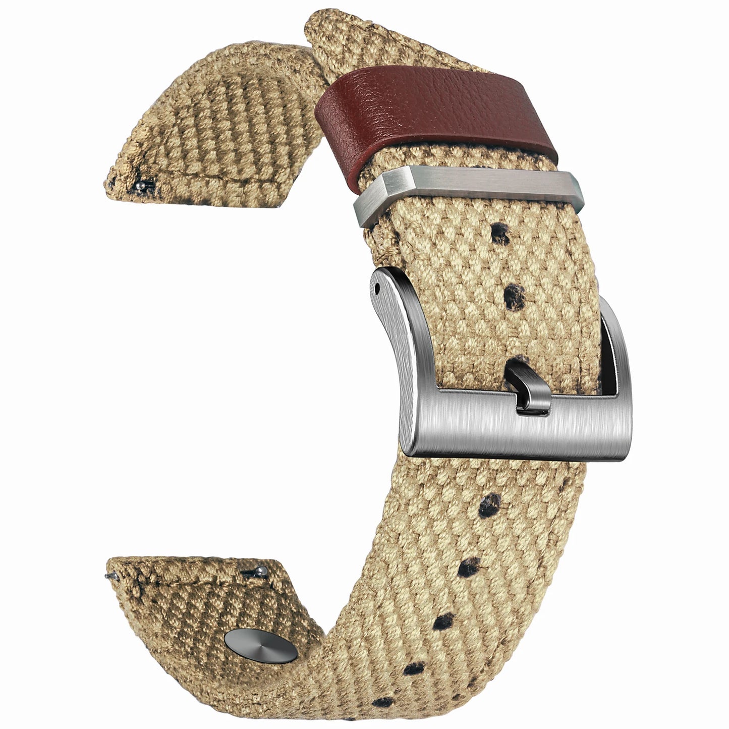 Hemsut-Bracelets de Montre Militaire pour Happator, Montres Vintage, Bracelets Pilote, Citizen Timex, 18mm, 22mm, 24mm
