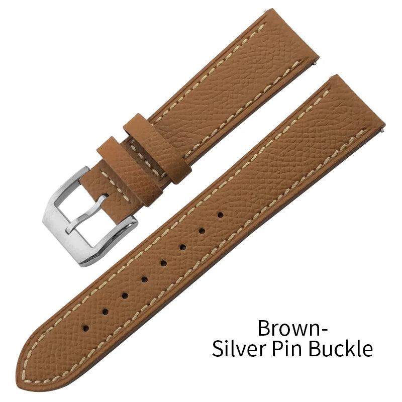Bracelet de montre en cuir de vache véritable à dégagement rapide, 20mm 21mm 22mm, pour IWC Pilot Oris Hamilton MIDO SEIKO SKX 5 Rolex