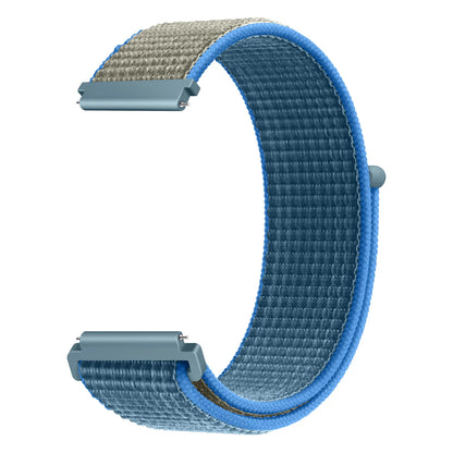 Bracelet à boucle en Nylon pour Amazfit Bip 6/5/GTS 4/3/2/2e/Mini/GTR 42mm/47mm/GTR 4/3 Pro Sport, 20mm/22mm, 2 bandes