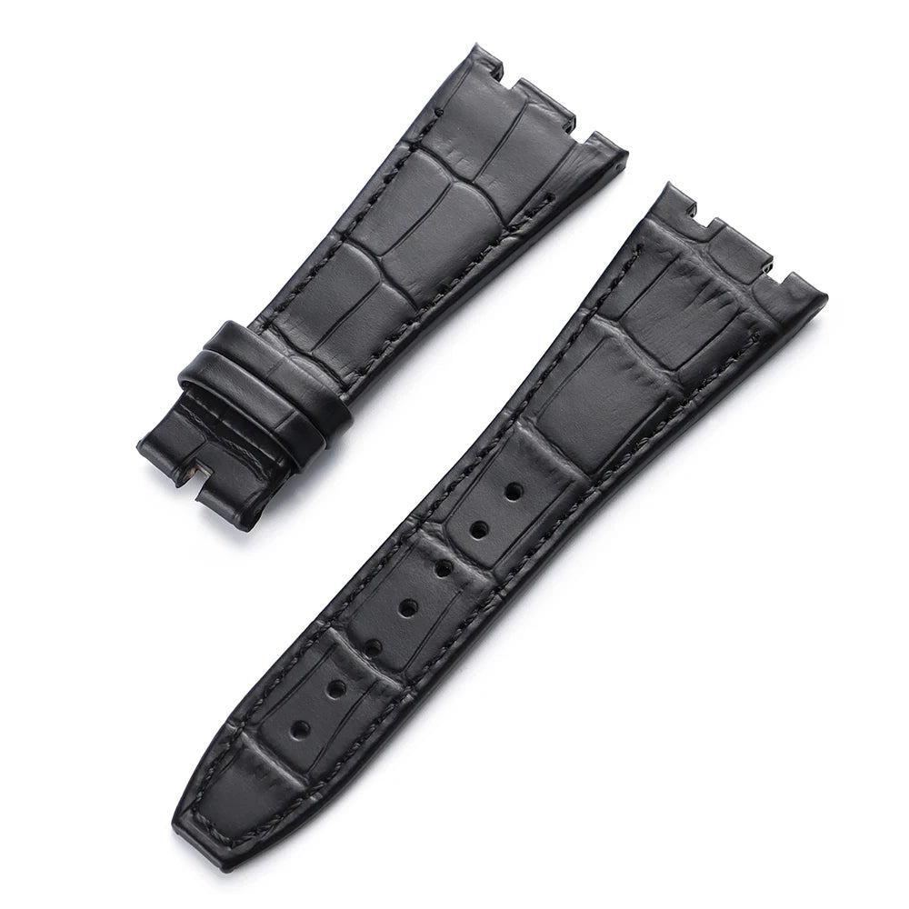Bracelet de montre en cuir de vache souple, pour Audemars Piguet Royal Oak Offshore Ap 15400 15703, résistant à la sueur, pour hommes et femmes, boucle pliante