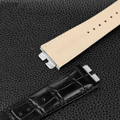 Cinturino per orologio in vera pelle bovina per Hublot, cinturino a sgancio rapido, cinturino nero, cinturino per serie Big Bang 411, alta qualità, 27mm