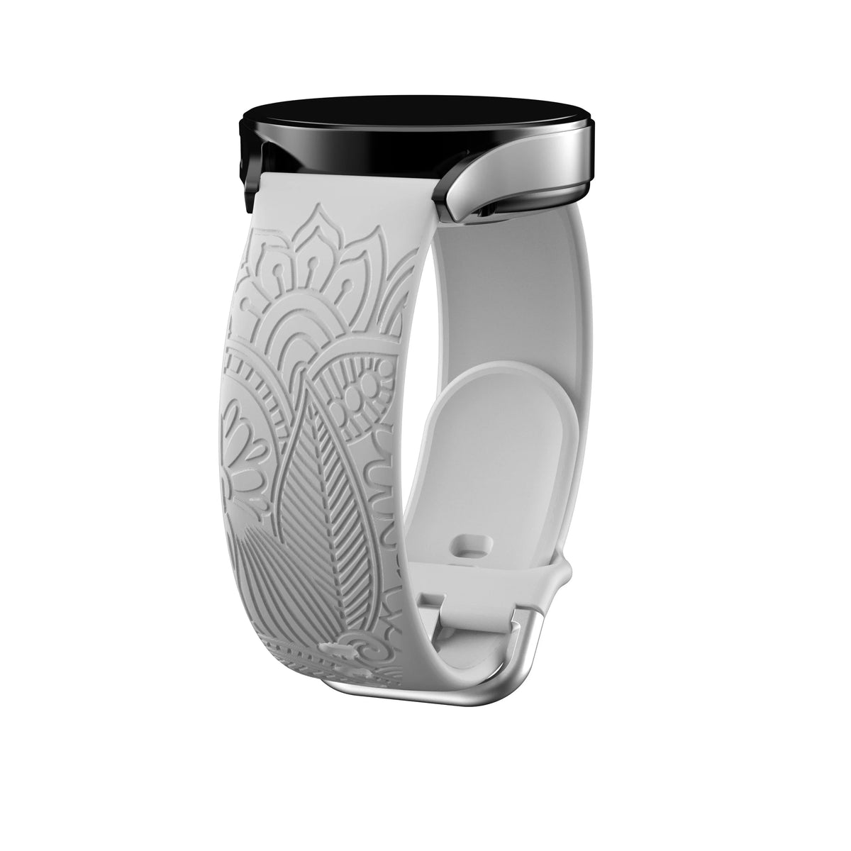 Graviertes Armband 18/20/22mm für Samsung Galaxy Watch 7/6/5/4/FE (40/44mm) Gear S3, klassisches Silikonarmband 43/45mm Active 2