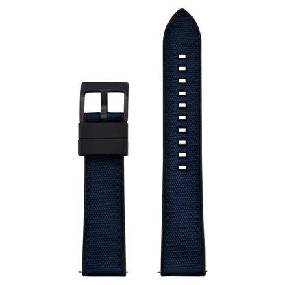 Bracelet de montre FKM en Nylon hybride de haute qualité 20mm 22mm bracelets de montre en caoutchouc fluoré en Nylon à dégagement rapide pour chaque marque montres de plongée