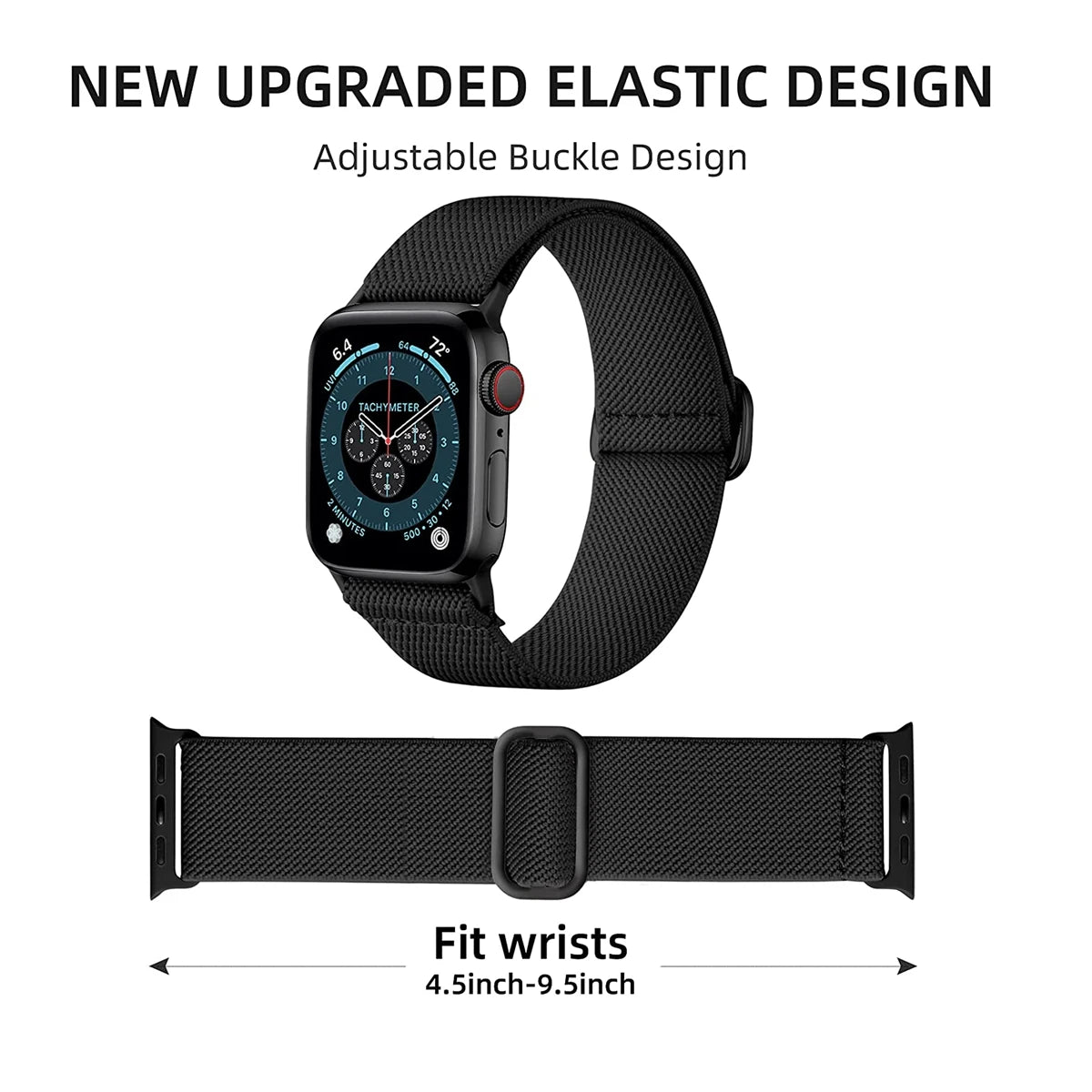 3 cinturini in nylon per Apple Watch Ultra, 38mm, 40mm, 41mm, 42mm, 44mm, 45mm, 46mm, 49mm, cinturino elastico in nylon, iWatch serie 11, 10, 9