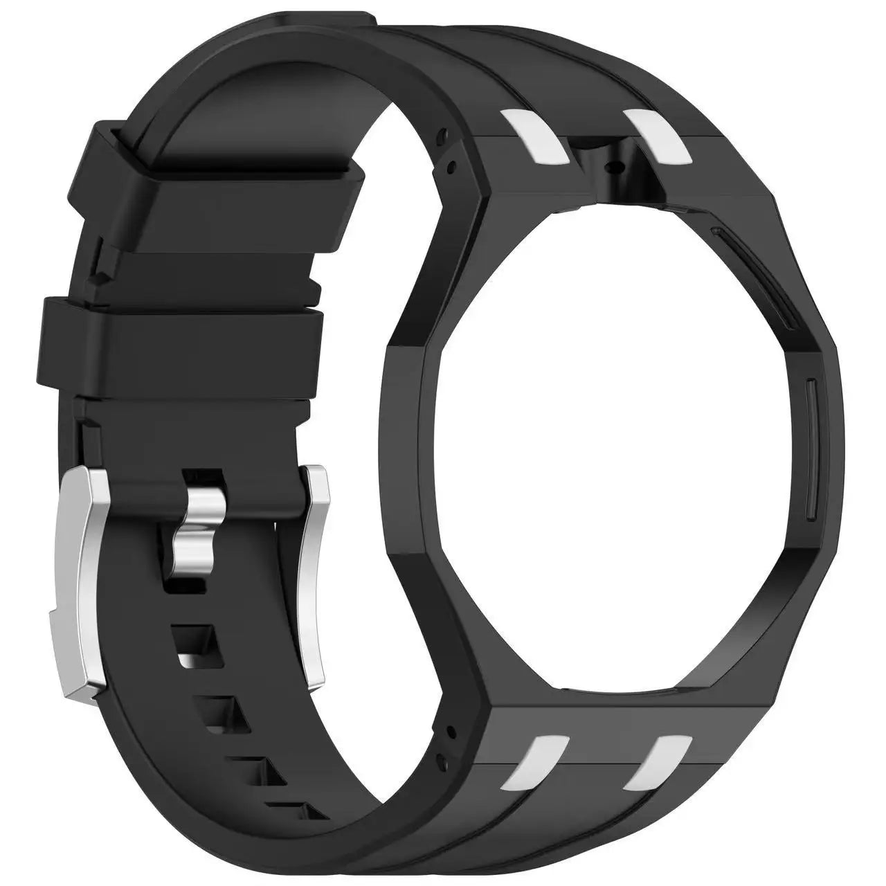 Bracelet de conversion en silicone coloré compatible avec la montre de poche Swatch Royal Pop – Accessoire de modification tout-en-un pour montre-bracelet