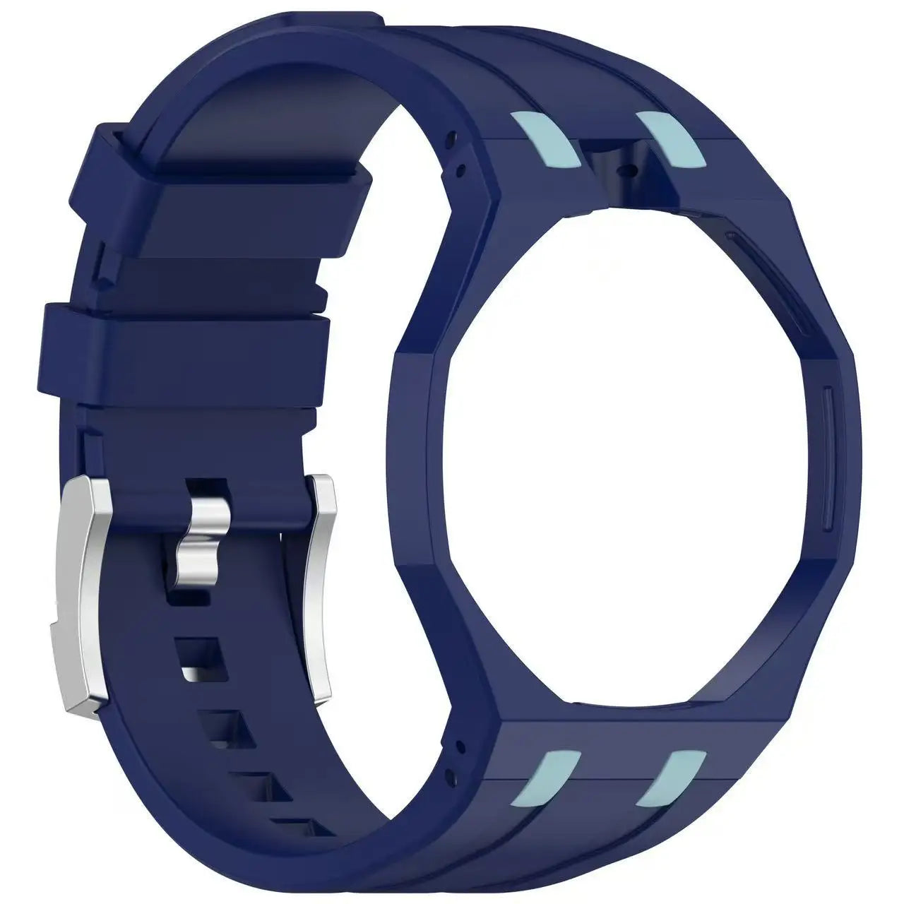 Bracelet de conversion en silicone coloré compatible avec la montre de poche Swatch Royal Pop – Accessoire de modification tout-en-un pour montre-bracelet