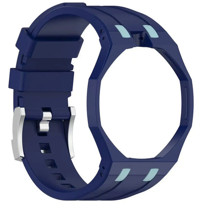 Bracelet de conversion en silicone coloré compatible avec la montre de poche Swatch Royal Pop – Accessoire de modification tout-en-un pour montre-bracelet