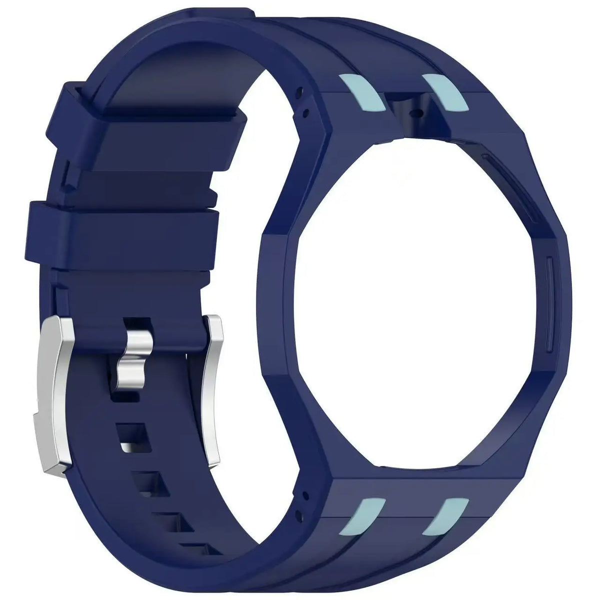Swatch X Ap Royal Pop 懐中時計用ダブルスロットシリコンモディフィケーションキット、懐中時計を腕時計に変身させる一体型交換用ストラップ