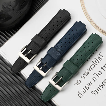 Soft Silicone Watch Strap for Men, Waterproof Rubber Watch Band, Watch Accessories, Tudor Pelagos, 25500 and 25600 Series, 22-12mm