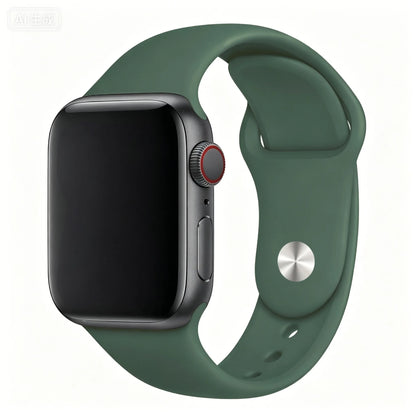 Bracelets en silicone pour Apple Watch, 44mm, 40mm, 45mm, 41mm, 49mm, 46mm, 42mm, correa, série iwatch 11, 10, 7, 8, se, 9, ultra, 2, 3