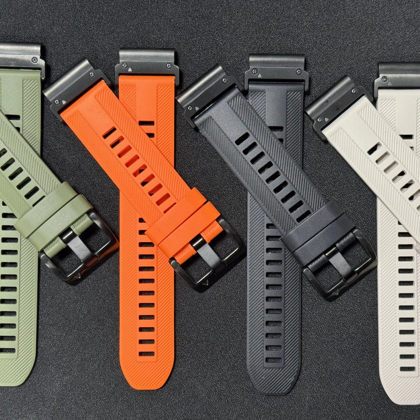 QuickFit 22/26mm Replacement Watch Band for Garmin Forerunner 970 965 955 945 935 745 MARQ Official Silicone Sport Strap