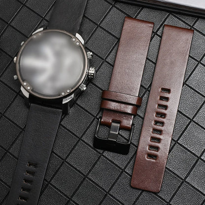 22 24 26 28 30mm 32mm Leather Watch Strap for Diesel Watch, Wristwatch Band for DZ4343 DZ7293 DZ7333