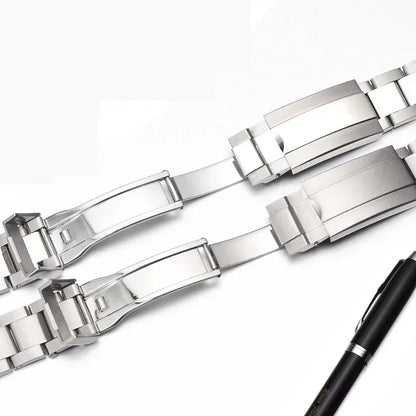 Watch band for Rolex Submariner Daytona, Yacht-Master Gstuff, foetal locking clasp, 904 steel watch band, watch straps, 20mm, 21mm