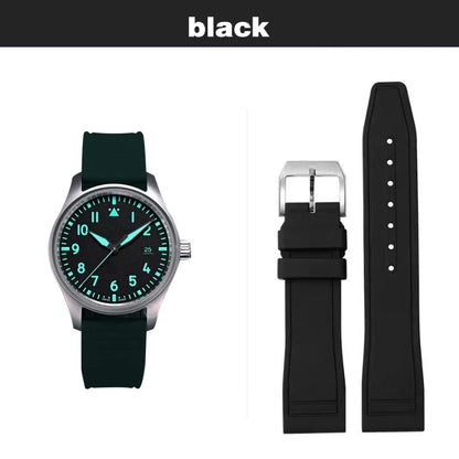 Bracelet de montre en caoutchouc pour IWC Pilot, petit Prince portugais, 20 21 22, accessoires de montre, bracelet à dégagement rapide pour hommes et femmes