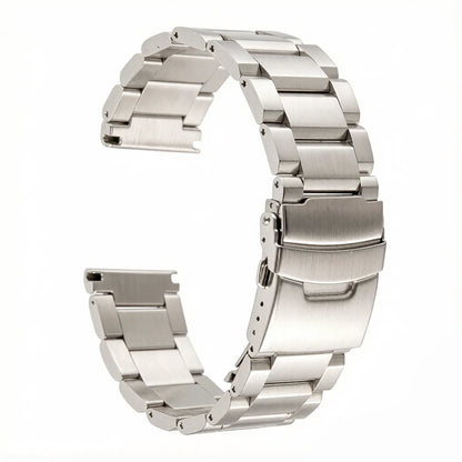 Cinturino per orologio da uomo in acciaio inossidabile, maglie metalliche, 22 mm, accessori per orologio automatico