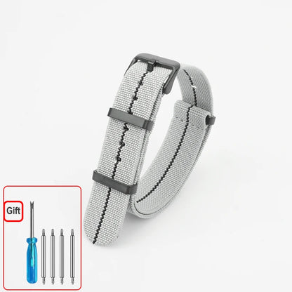 Cinturino per orologio NATO, paracadute in nylon elastico