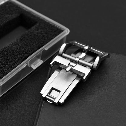 Fibbia a farfalla per orologio 16mm 18mm in acciaio inossidabile 316L, fibbia pieghevole per cinturino Delugs Omega Seiko Rolex, chiusura deployante