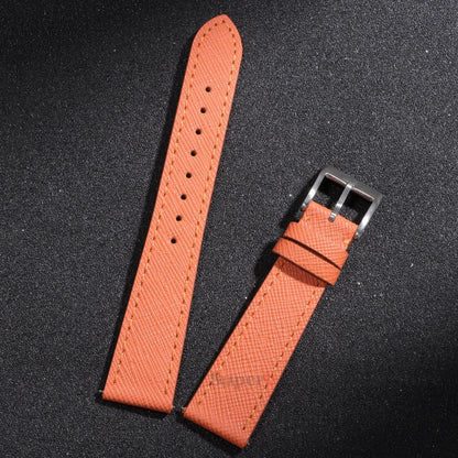 18mm 20mm 22mm bracelet de montre en cuir cousu Vintage qualité supérieure bracelets de montre en cuir Saffiano à dégagement rapide pour hommes femmes