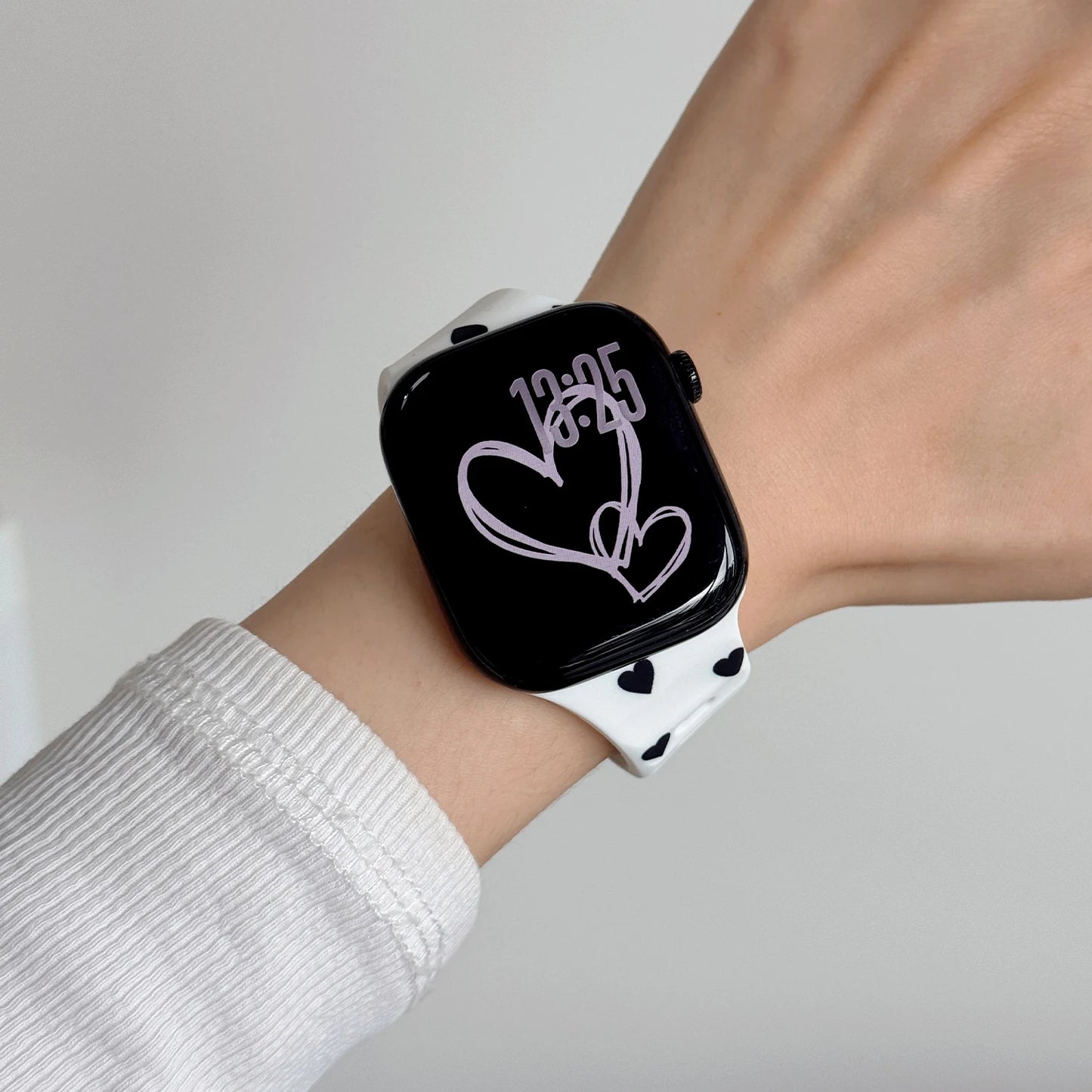 Irregular Silicone Strap for Apple Watch, 40mm 41mm 44mm 45mm 46mm 42mm, Correa, iWatch Series 11 10 9 8 7 SE Ultra